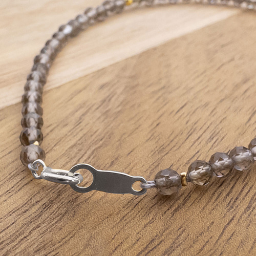 14kgfスモーキークォーツ✖️MOPブレスレット 14kgfスモーキークォーツ✖️MOPブレスレット