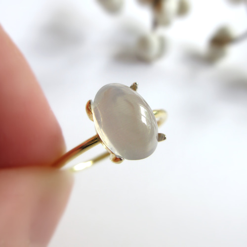 シリマナイトキャッツアイ」リング 指輪・リング KUON 通販 17999377