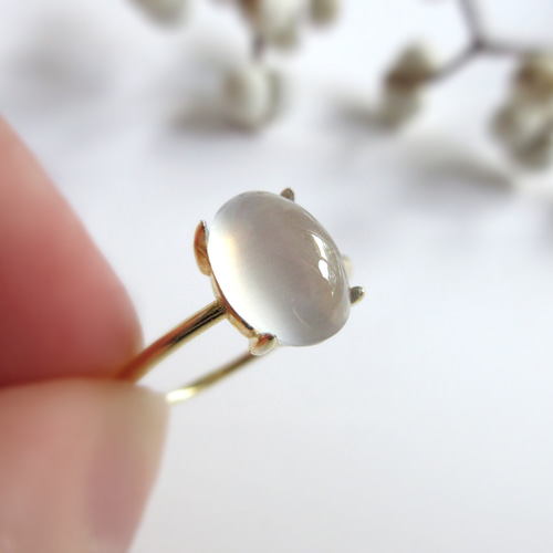 シリマナイトキャッツアイ」リング 指輪・リング KUON 通販 17999377