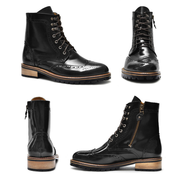 レースアップブーツ メンズ レザーブーツ メンズブーツ ブーツ 本革 大きいサイズ 靴 小さいサイズ 靴 lav 