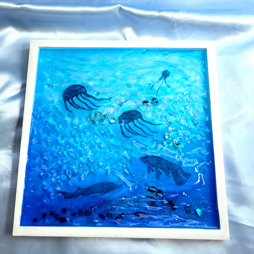 レジンアート アート作品 立体作品 現代アート インテリア