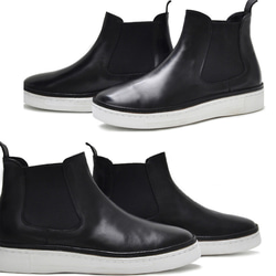nonnative ブラック サイドゴアブーツ レザー サイズ8 MINEDENIM x nonnative Side Gore Boots