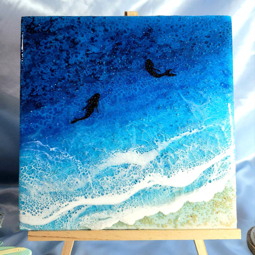 レジンアート海 海アート マーメイド オーシャンアート