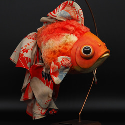 石粉粘土作品「The Shark and the Samurai」 立体・オブジェ マーク