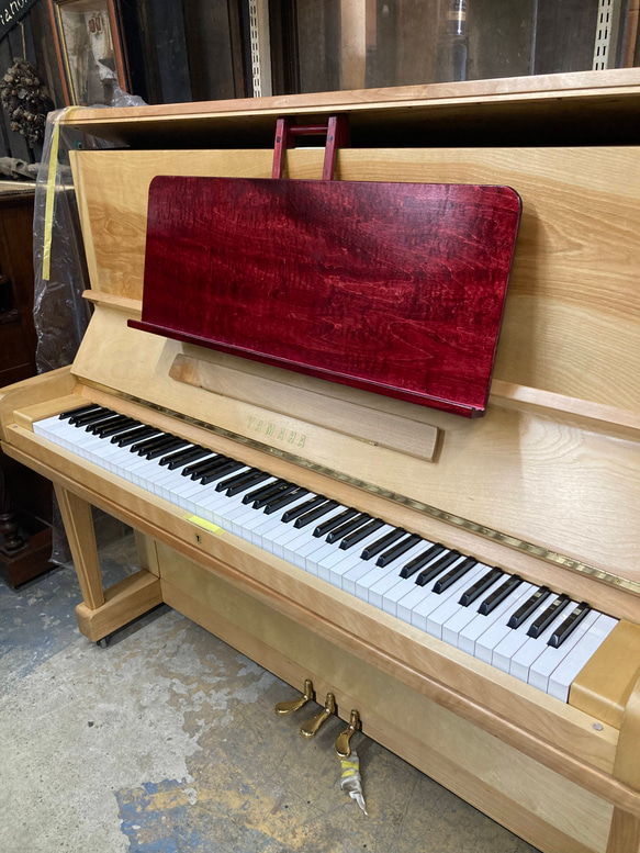 調律師が考案した　アップライトピアノ用　補助譜面台　おきらっく For U 