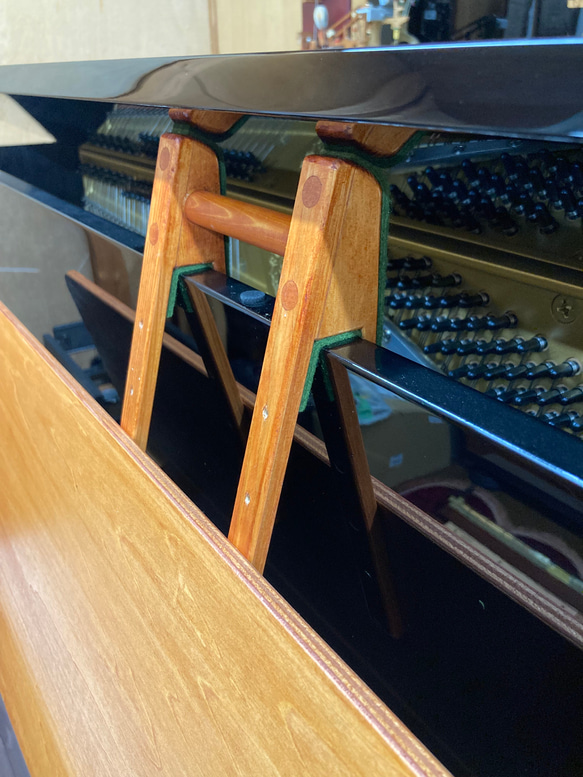 調律師が考案した　アップライトピアノ用　補助譜面台　おきらっく For U 