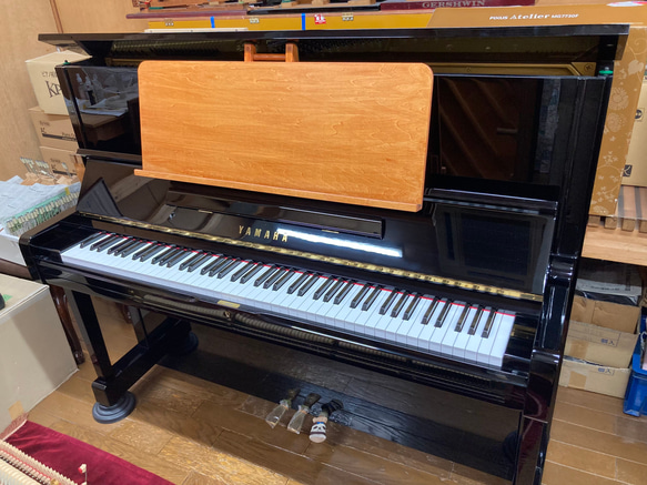 調律師が考案した　アップライトピアノ用　補助譜面台　おきらっく For U 