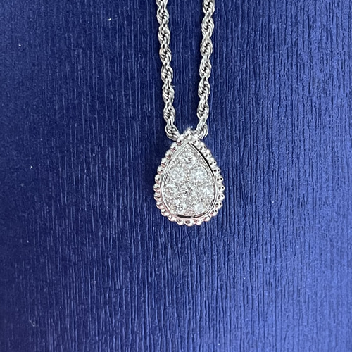 ダイヤモンドネックレス K18 新品 即発送可能 ネックレス・ペンダント  