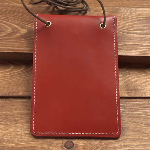 スマホショルダーバッグ ハンドメイド 本革 スマホポシェット 栃木 