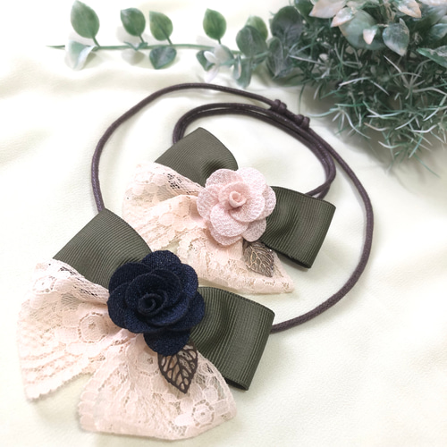 送料無料】❤️ファブリックローズリボン❤️業務用チョーカー【26本