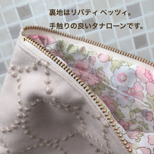K☆　ハンドメイド　ミナペルホネン　ポーチ　少し大きめタイプ ハンドメイド ミナペルホネン ポーチ 少し大きめタイプ ①