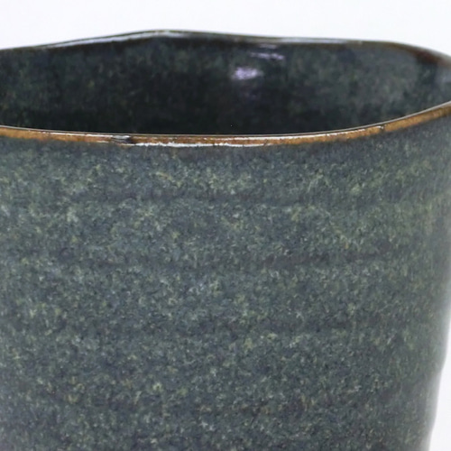 MIN-1081CB 美濃窯変カップ 青 木箱入【日本製 美濃焼】（陶器 磁器