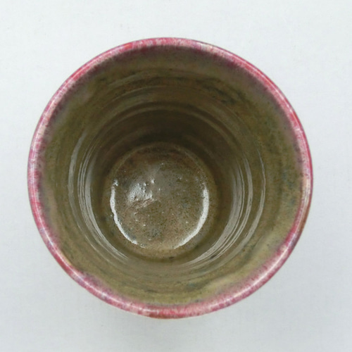 MIN-2002TA 美濃窯変 タンブラー赤 木箱入【日本製 美濃焼】（陶器