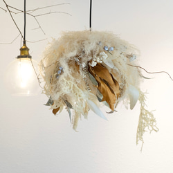 ドライフラワーリース ペンダントライト e6dba903d7bf15b48d6a59990aca1e