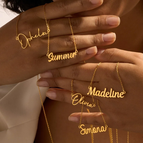 18KGP/オーダーメイドネックレス♡金アレ対応♡付けっぱなしOK