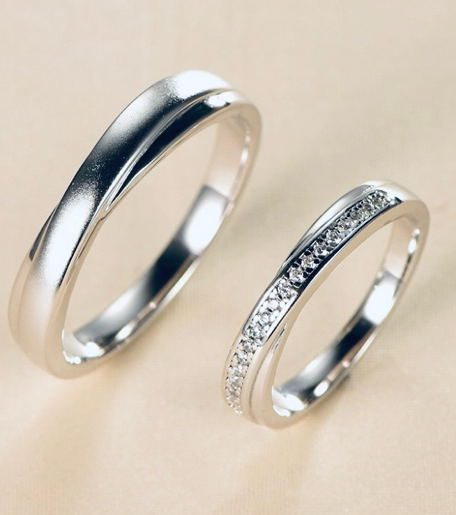 ✨新作✨ペアリング【セット】 結婚指輪　S 925 シルバー　受注製作　リング　カップル