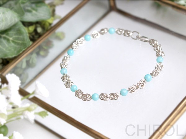 アマゾナイト ブレスレット/ SV925