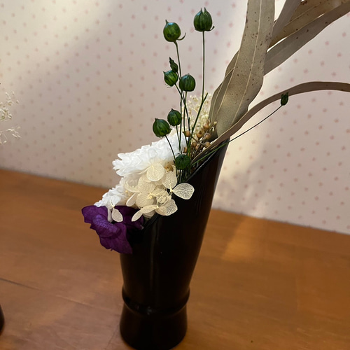 単品 仏花 お盆 お仏壇お供え プリザーブドフラワー ことね菊