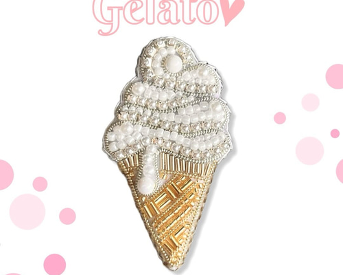 アイスクリーム ベロア 刺繍 スカジャン icecream ワッペン バスキン ロビンス アイスクリーム | ワッペン