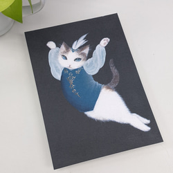 原画≪白猫と長靴をはいた猫≫B5サイズ 絵画 桂 通販 15435438｜Creema