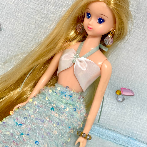 ジェニーちゃん用マーメイド衣装 その他人形 kiki202402【土日 ジェニーちゃん用マーメイド衣装 その他人形 kiki202402【土日