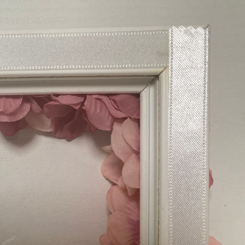 訳アリ】アーティフィシャルフラワーフォトスタンド あじさい ピンク