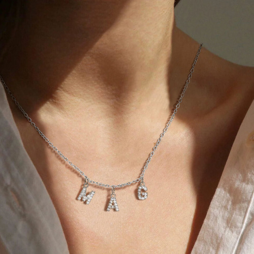 最大9文字♡オーダーメイドネックレス♡金アレ対応♡付けっ 最大9文字♡オーダーメイドネックレス♡金アレ対応♡付けっ