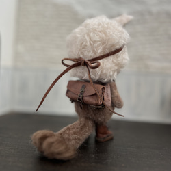 うさ耳帽子のごーぐるにゃんこ ぬいぐるみ　羊毛フェルト 12枚目の画像