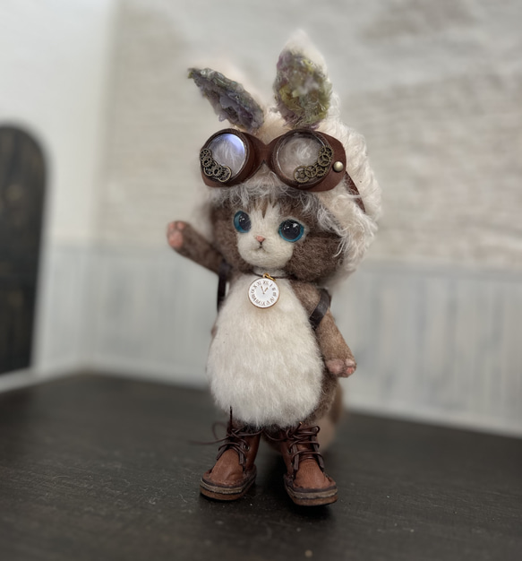 VY2 66 ロロ　ぬいぐるみ　羊毛フェルトさしぐるみ VY2 66 ロロ 羊毛フェルト 手作りさしぐるみ ぬいぐるみ 羊毛