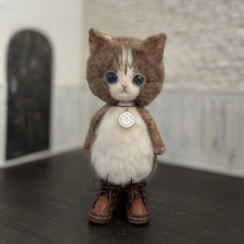 VY2 66 ロロ　ぬいぐるみ　羊毛フェルトさしぐるみ VY2 66 ロロ 羊毛フェルト 手作りさしぐるみ ぬいぐるみ