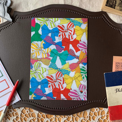 AN070-0126　A5クリアファイル「リボン」 3枚目の画像