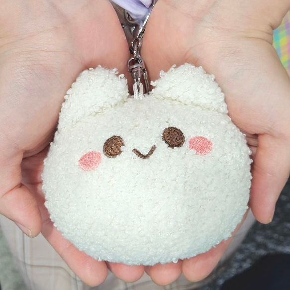 suyu_art/うさぎもちデザートショップ_うさぎもち キーホルダー