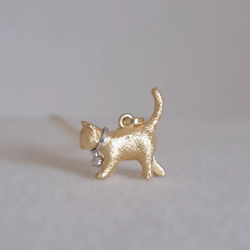 猫ちゃんネックレス ネックレス 猫 ピンク ジルコニア ネコちゃん キャット CAT 首