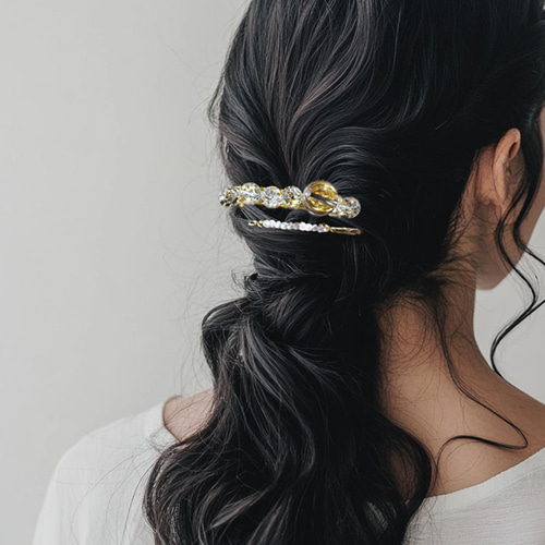 ¨̮ヘアクリ・バレッタ×リンクデザイン　no.2 ̮ヘアクリ・バレッタ×リンクデザイン no.2