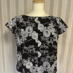 浴衣リメイクブラウス夏！綿 1枚目の画像