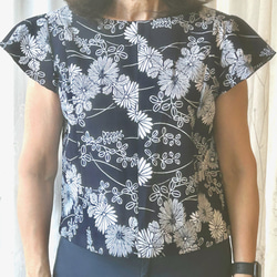 浴衣リメイクブラウス夏！綿 5枚目の画像