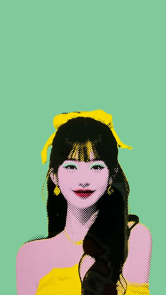 POP風 イラストオーダー 似顔絵 イラスト amu 通販 18005255｜Creema