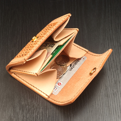 SN刻印カービング小銭入れ 小銭入れ・コインケース OS-LEATHER 通販 