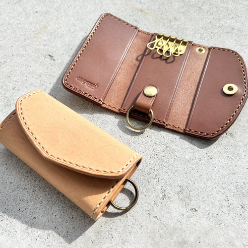 三つ折りキーケース 4連 キーケース closer-okinawa 通販 18005532