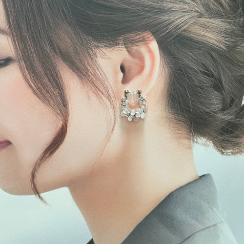 No.1447 ファルファーレのイヤリング　ハンドメイドイヤリング　ピアス No.1447 ファルファーレのイヤリング ハンドメイドイヤリング ピアス