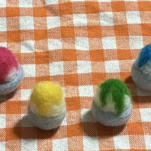 羊毛フェルトかき氷セット 羊毛フェルト ニャン友 通販 18005836