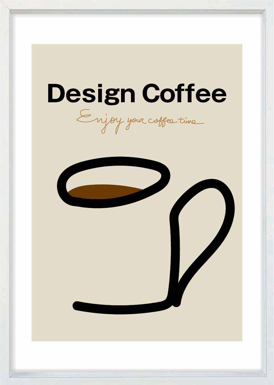 Design Coffee イラスト ポスター A4 A3 A2 A1 アート アート