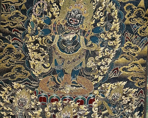 【希少】時代物　唐卡 唐物 仏様 54f4ce41f5db7cc0e911da496ec516