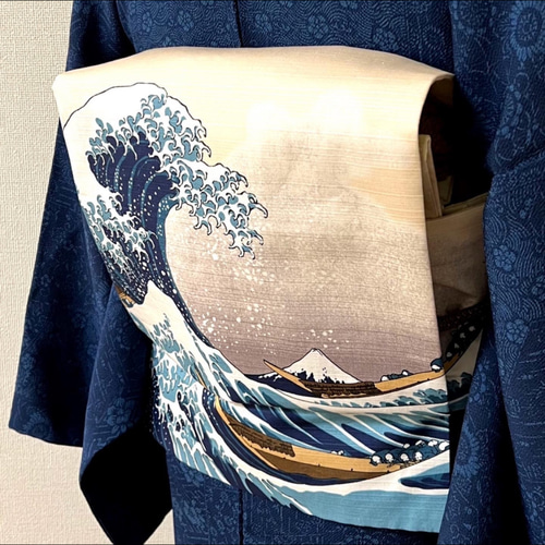 専用帯939 ●クロード モネ 睡蓮 高級 正絹 全通 名古屋仕立て 名古屋帯 専用帯939 ○クロード モネ 睡蓮 高級 正絹 全通 名古屋仕立て