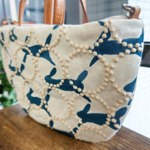 ミナペルホネン タンバリン キャメル ハンドメイド