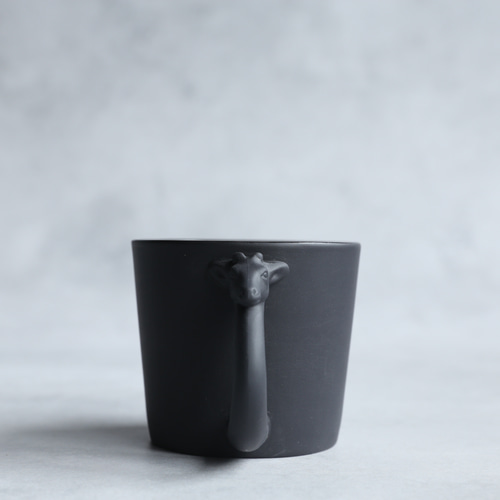 キリン　マグカップ　陶器　オブジェ　置物　インテリア　工芸品　美術品　A1610 動物マグカップ キリン（受注生産） マグカップ COCOSTONE 通販