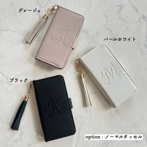 ハンド付き☆イニシャルが入れられるレザーIPHONEケース ハンド付き☆イニシャルが入れられるレザーIPHONEケース (iPhone