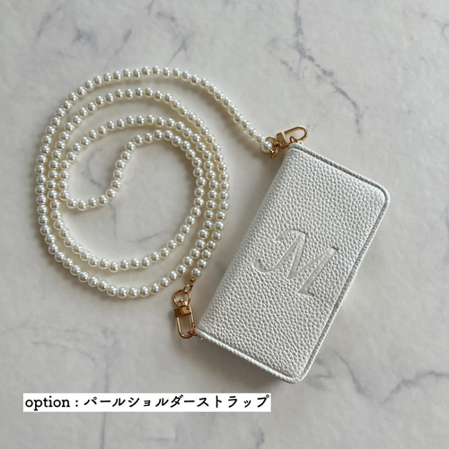 期間限定価格♡全機種対応 イニシャル入り 高品質レザー使用 手帳型