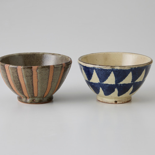 RO-5005A 美濃焼伝統工芸士 路山窯 組飯碗揃【日本製】（陶器 茶碗