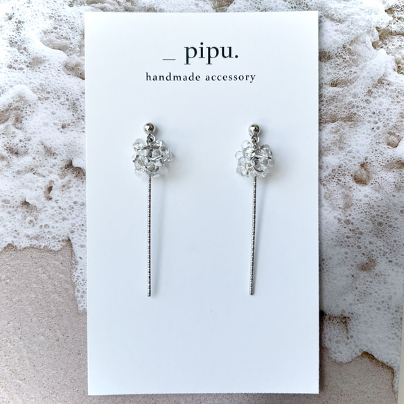 ピアス/イヤリング ピアス（スタッド・一粒） _pipu. handmade acce 通販 18006904｜Creema(クリーマ)